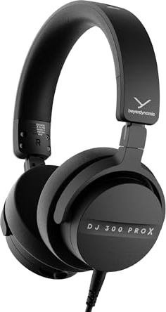 beyerdynamic DJ 300 PRO X Professional 2-in-1 DJ Headphones On/Over-Ear Change as Flexible Style and Use Feature for Professional DJs
