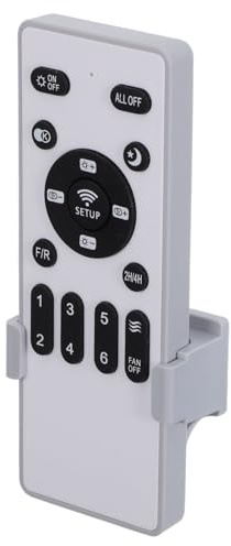 Mando a Distancia De Repuesto Para Ventilador De Techo Control InaláMbrico Para LáMpara Y Ventilador Interruptor Remoto Con Temporizador, Batería no incluida, Frecuencia de transmisión 433