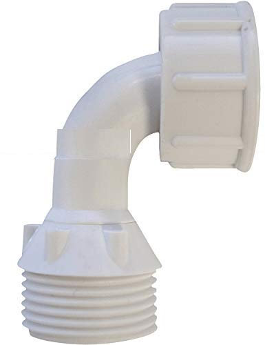 TLDSHOP® - Raccordo curvo Tubo scarico lavatrice - 3/4 x 3/4