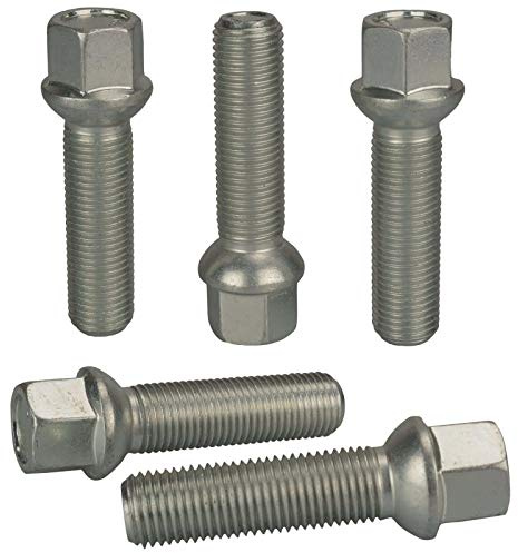 HASKY 12 Radschrauben Radbolzen M12x1,5 Schaftlänge: 35mm Kugel R13 Kugelbund SW15