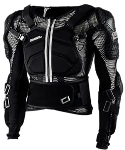 O'NEAL | Protektoren-Jacke | Motocross Enduro ATV | Verstellbare Stretchbänder, Hochschlagfestes IPX®-Material, Mesh-Paneele zur Kühlung | Underdog Protector Jacke | Erwachsene | Schwarz | Größe XS