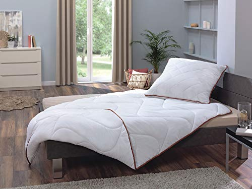 Edredón de microfibra de cobre, con fibras naturales de cobre, edredón de 135 x 200 cm (sin almohada)