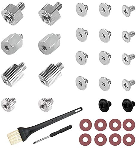 Lot de 32 vis d'entretoises pour M.2 NVMe SSD Boîtier de montage pour carte mère MSI ASUS ou Gigabyte