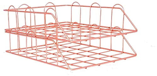 Büro-Ablagefächer Halter Stapelbar A4 Ablagefächer Schreibtisch-Organizer Dokumentenhalter Schreibtisch-Organizer