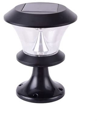 Ip55 Post extérieur solaire étanche LED Lumière de clôture simple moderne Lumière traditionnelle Post Lumière for le patio, le jardin, la pelouse de clôture, le chemin, l'allée, le devant E27 Edison