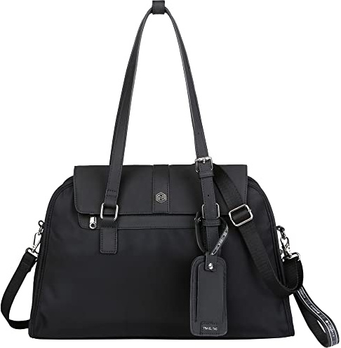 Nordace Leiden Smart Duffel Bag for Women with USB Charging Port, Water Resistant - Travel Duffel Bag (Black)