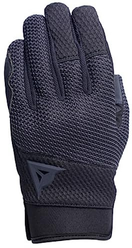 Dainese - Torino Woman Gloves, Textil Motorradhandschuhe, Knöchelschutz, Touchscreen, Damen Motorradhandschuhe, Schwarz/Anthrazit, L