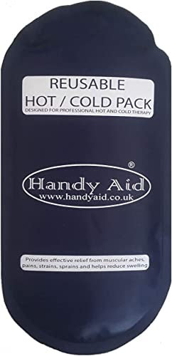 Handy Aid Reusable Hot Cold Heat Ice Gel Pack Large for Muscle ache Back Pain with Non Woven Cover