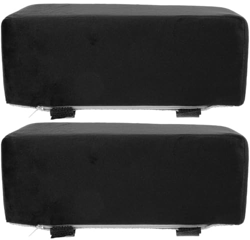 Parliky Chair Armrest Cushion Pair Ergonomic Heightening Pad for Office and Gaming Chairs Soft Elbow Support Pads Comfortable Armrest Booster Covers for Desk and Computer Chairs 10.63X4.13X3.94 Inches