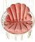 Love Gifts® Hängesessel ohne Gestell | Hängesessel Indoor mit Zwei Kissen optimal für den für Innenbereich wie Wohnzimmer & Kinderzimmer geeignet | Rosa