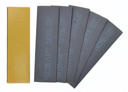 Pack of 24 Fire Essentials 100 x 30 x 2.0mm Intumescent Fire Door Hinge Pads