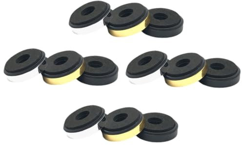 BELLIFFY 12pcs Speaker Isolation Feet Pads Abs Eva Material Vibration Damper Mat for Audio Equipment Computer Case