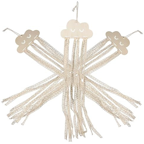 SOIMISS 3pezzi Organizer Per Fermagli e Accessori Per Design Creativo Per Decorazioni Camera Delle Bambine Portaoggetti Murale Per Cerchietti e Fiocchi Colorati