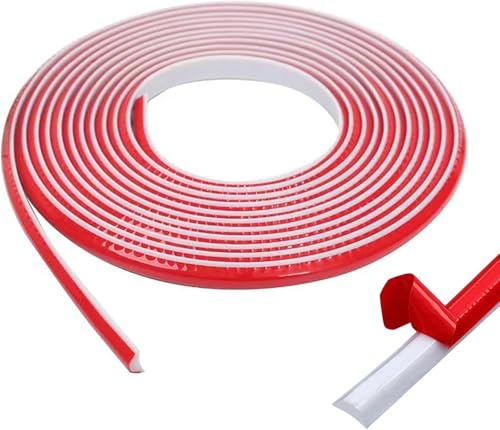 6m Quadrant Trim, Bath Sink Edging Edge Seal Trim Gap Caulk Strip, Flexible Moulding Wall Corner Trim, Self Adhesive Shower Seal Strip for Wall Ceiling Tile Edges Corner Trim