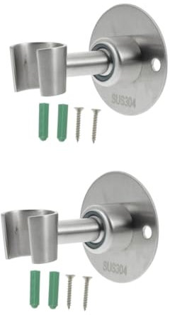OSALADI 2stücke Wall-mount Duschkopfhalterung Verstellbar Für Handbrause Mit Schrauben Platzsparend Und Einsetzbar Installieren