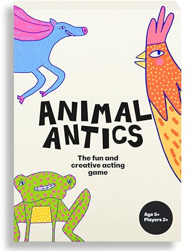 Animal Antics – The Game That Gets Kids Roaring, Clucking & Rolling with Laughter | Card Game for Kids Age 5+ | Family Fun | Travel Game | Party Game | Great Gift Idea