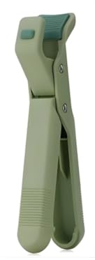Kuhn Rikon Cool Gripper Handle with Lock, Heat Resistant Silicone Kitchen Tongs for Lifting Hot Dishes, Casseroles, Bakeware and Pizza Pans, Secure Grip, Dishwasher Safe, Sage