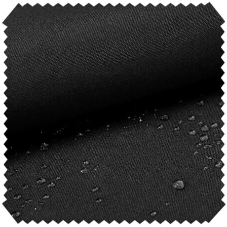 novely® OXFORD 210D PRO Outdoorstoff Wasserabweisend Flexibel Reißfest 1 lfm | Farbe: 03 Schwarz