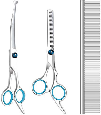 Boyanenes Profi Krallenschere für Hunde und Katzen mit Nagelfeile - Edelstahl Krallenzange Hohe Qualität Krallenpflege Schneider für Haustiere nagelknipser groß Mit Sicherheitsschutz - Safety Guard