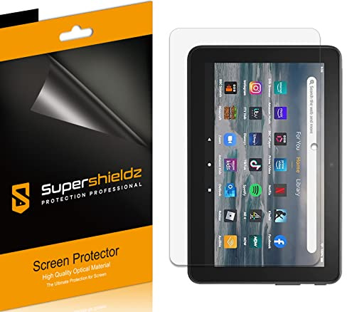Supershieldz (3 Pack) Designed for All-New Fire 7 Tablet 7-inch (12th Generation - 2022 release) Screen Protector, High Definition Clear Shield (PET)