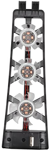 PUSOKEI Game Console Cooling Fan,Low Noise Built in 3 Fans Game Temperature Cooler Fan for Discs Edition and Digital Edition,Quiet,Ultra HD