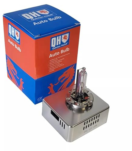 Quinton Hazell D5S Xenon HID Headlight Bulb - 12v 25w - Gas Discharge - Colour: 5500k - Brightness: 2400 Lumen - PK32d-7 - OE Reaplcement Car Bulb for Projector Headlamps - QBL124G