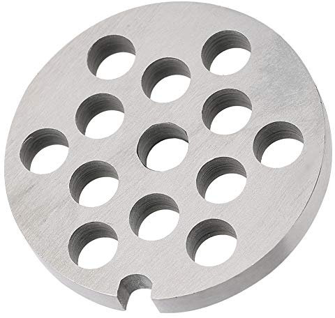 Dioche Fleischwolf Platten, 8MM Edelstahl-Fleischwolfklinge, Fleischwolfscheibe, Scheibenmesser, Ersatzzubehör zum Schneiden von Knoblauchpaste, Ingwerknödeln und Paprika
