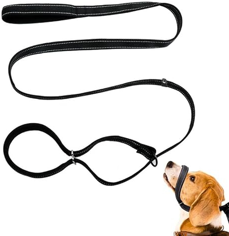 1 Stück Retrieverleine, Hundeleinen, Verstellbares Anti-Zieh-Hundeseil, Anti Zug Hund Welpen Trainingsleine, 8Er Hundeleine Flach, für den Außenbereich, Spazierengehen, Joggen