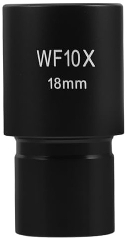 WRITWAA Biological Microscope Eyepiece Lens Replacement Optical Glass Wide Angle Eyepiece Accessory for Biology Medicine Education Precision Viewing