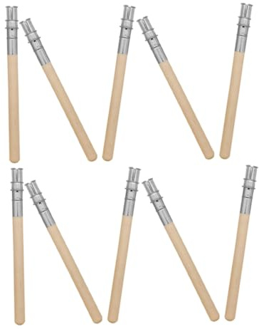 iplusmile 10stücke Edelstahl-augenbrauenstiftverlängerung Verlängerungshalter Für Stift Aufsatz Für Augenbrauenstift Verlängerungswerkzeug Stiftverlängerung Für Make-up