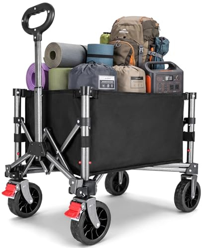 YEAUPE PRO Chariot Pliable 70L 80kg Compact, Fermeture Éclair Latérale