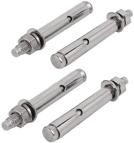 3 Stück, Edelstahl-Hülsenanker-Expansionsbolzen, silberfarben