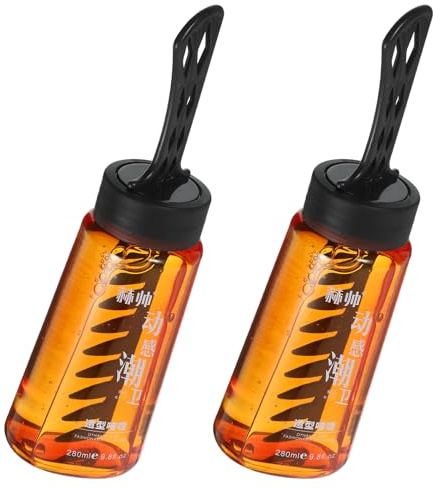 VICASKY 2 Stück 2-in-1 Haarstyling Gel für Männer mit Breitem Zahnkamm Schnelles Trocknen und Feuchtigkeitsspendende Stylingcreme für Täglichen Gebrauch zu Hause