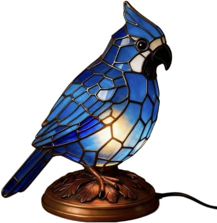 Luz LED de pájaro - escultura decoración lámpara ornamental, luz nocturna de figura de pájaro cálido | Mesita de noche para niños hogar guardería dormitorio sala de estar escritorio escritorio