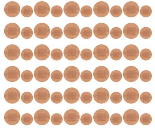MAGICLULU 100pcs Round Fabric Bandages Fingertip Adhesive Plasters Breathable Elastic Large Size for Finger Support Travel First Aid