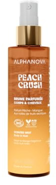 Brume Parfumée Cheveux et Corps Peach Bio 100ml