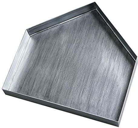 Tubayia husform metall serveringsbricka kalltbricka frukosttablett smycke display tablett organizer (silver) (silver) (silver) (silver) (silver) (silver) (silver)