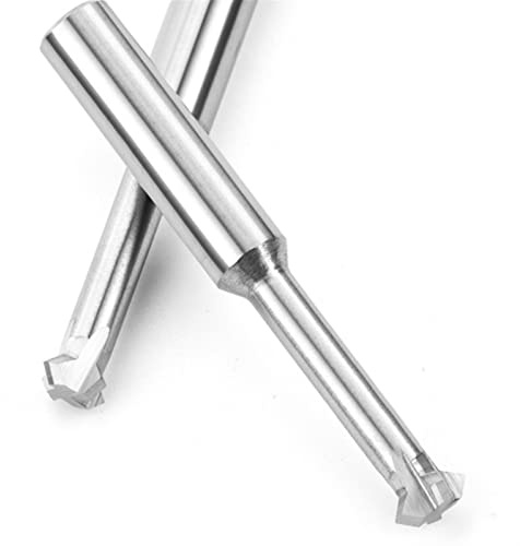 WJYXSH Tungsten Carbide End Mill CNC Cutter T Slot Inner Outer Front Back Chamfer Tool Twin 90 Degree Metal Steel Chamfering Router Bit