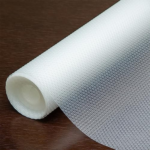 Corodo 30.5x610cm Schubladenmatte, Eva-Material Nicht Klebende Antirutschmatte, Verdickt Wasserdicht Antirutschmatte Schubladen für Kabinett Schrank Schublade, Transparent (MEHRWEG)
