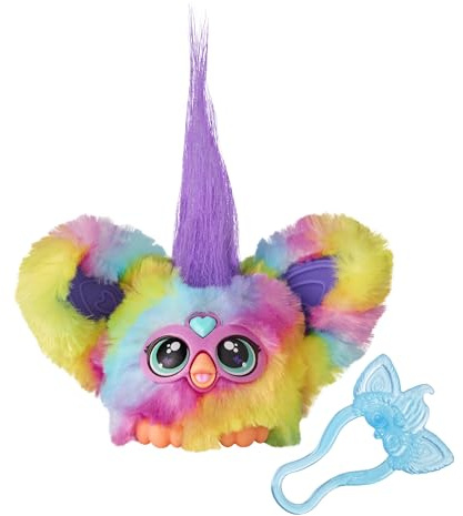 Furby Furblets - Series 1 Collectible - Ray-Vee Mini Electronic Plush Toy with Sounds for Kids, Interactive Talking Collectible, Soft to the Touch