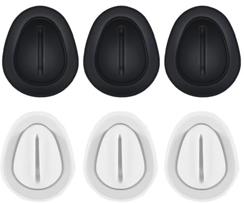 EIHI Lot de 6 porte-gobelets de voiture Limiteurs de position Anti secousses Stabilisateurs de bouteille en silicone avec auto-adhésif Accessoires universels pour intérieur de voiture