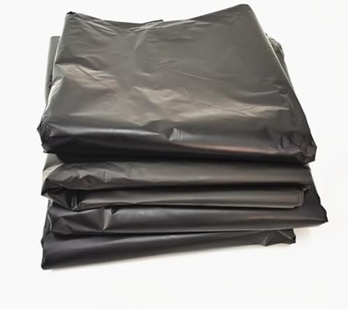 ESD-Müllbeutel für Reinraum, statische Kontrolle, flache Öffnung, antistatische Müllentsorgung, schwarz, 15 l, 0,05 x 420 x 450 mm, 10 Stück