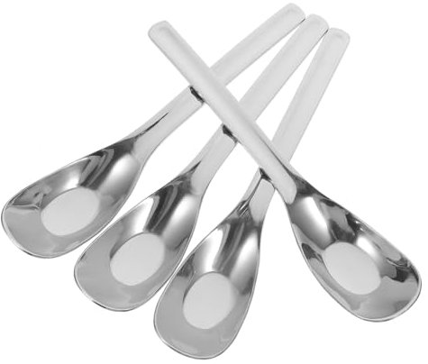 OFFSCH 4stücke Edelstahl Speislöffel Suppenlöffel Reislöffel Servierlöffel Mit Langem Griff Für Buffets Und Küche