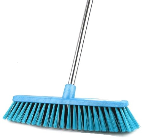 QAUUCP Scopa per Esterni Grande Spazzola for Pavimenti Esterni, Utensili for la Pulizia della casa, Spazzola for la Pulizia della Piscina, Spazzola for la Pulizia del Bagno allargata(Blue)
