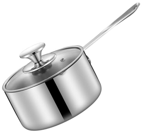 Alipis Olla Para Leche Sartén Calentar Alimentos Resistente Al Calor Excelente Mano De