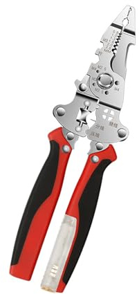 16-in-1 faltbare Abisolierzange, Crimpzange, Kabelschneider, professionelle elektrische Abisolierwerkzeug, Drahtschere