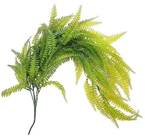Toyvian 2 Piezas Planta Colgante Artificial de Helecho Imitado Decoración Interiores y Exteriores Lifelike y Tranquilos