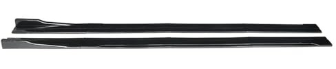 Falda Lateral Coche para Seat para Leon FR 5F MK1 MK2 MK3 MK3.5 MK4 MK5 para Ibiza 6J 6L Extensiones De Faldones Laterales Universales Falda Lateral Automotriz(Carbon Fiber Look)