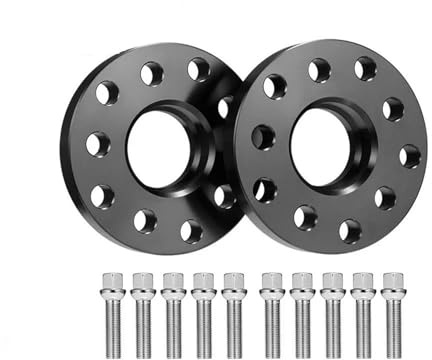 Entretoise De Roue Voiture Élargisseurs De Voie Et 10 Boulons Pour Jantes 5x100, 5x112 57,1 Pour VW, Cales Jante, Adaptateurs Moyeu, 2 Pièces 20 Mm Élargisseurs Rondelles