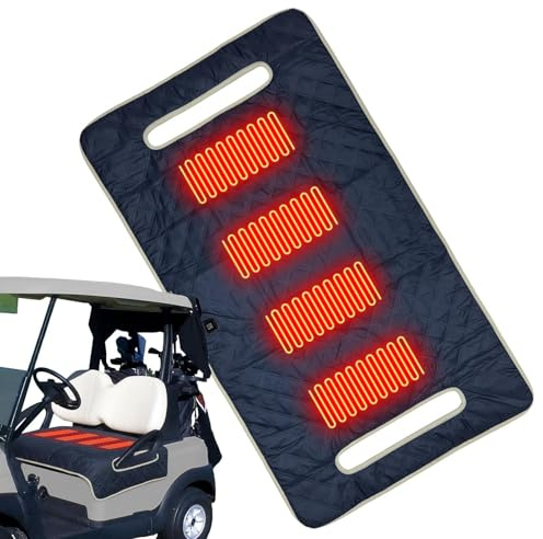 Golf Cart Heating Pad, Usb Electric Warming Blanket, Soft Waterproof Seat Cushion, Portable Heated Cover Mat, Durable Thermal Pad For Comfort, For Outdoor Golf Cart Car Club Chair Office Men Women Use